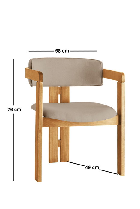 Hanah Home Silla de Roble y Visón CO - 042 Hanah Home Silla de Roble y Visón CO - 042